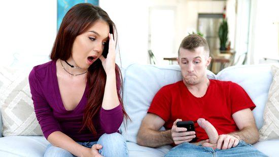 Хотела научить парня математике но тут увидела стоячий член