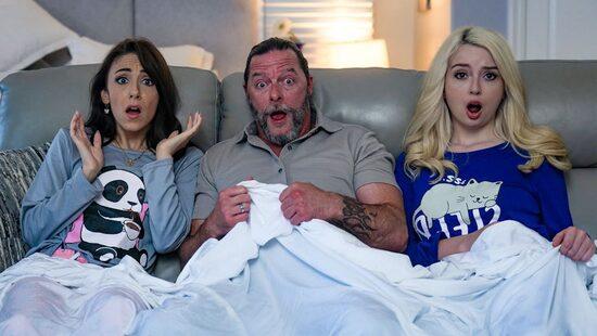 Пижамная вечеринка под присмотром отчима